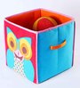Owl Fabric Kids Storage Basket in Multi Colour