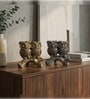 Owls Sitting on Branch Decorative Showpiece