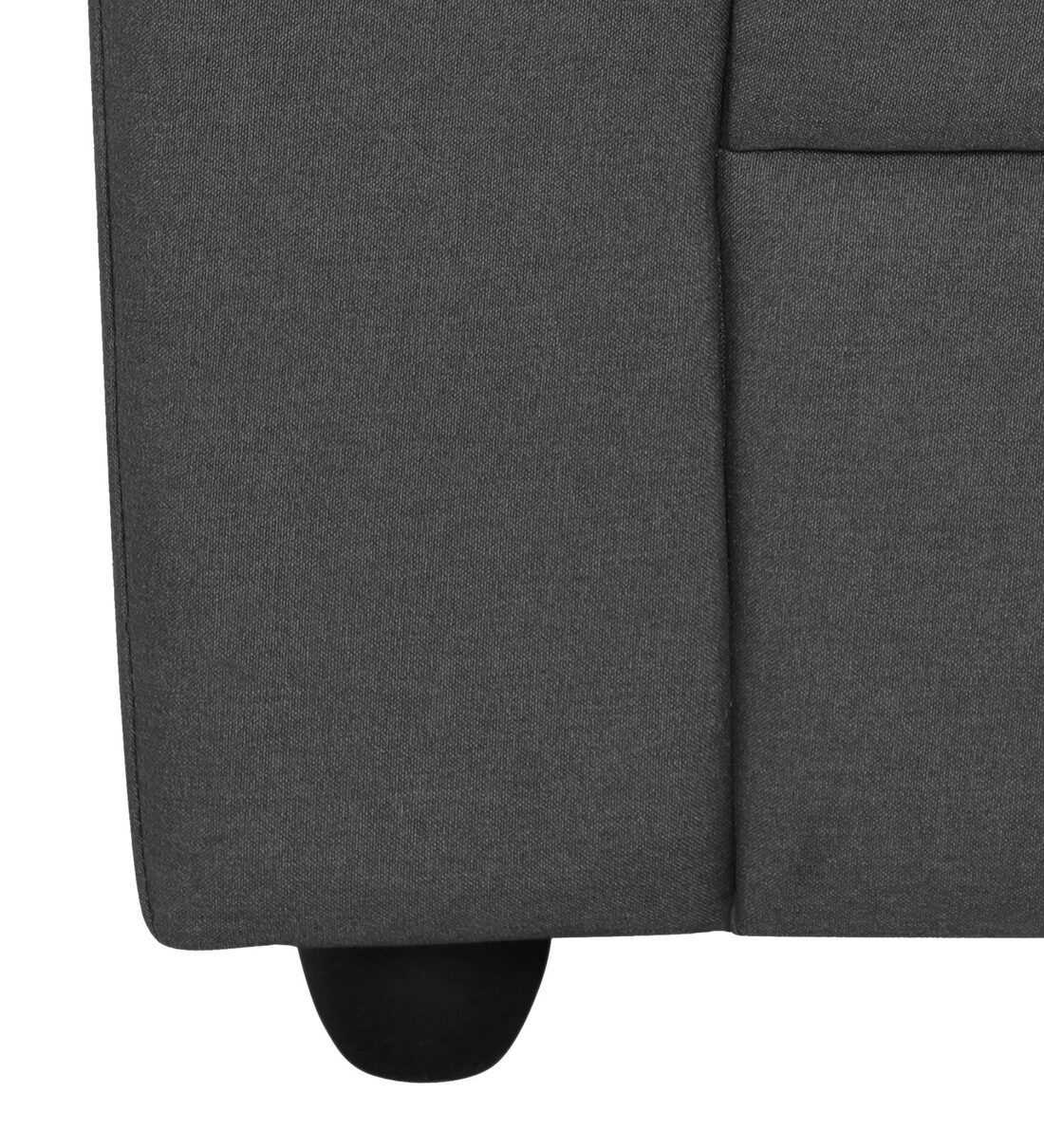 Buy Oxnard Fabric 1 Seater Sofa in Charcoal Grey Colour Online Lawson