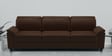 Oxford Leatherette 3 Seater Sofa in Brown Colour