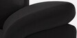 Oxford Leatherette 3 Seater Sofa In Black Colour