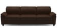 Oxford Leatherette 3 Seater Sofa in Brown Colour