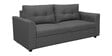 Oxnard 3 Seater Sofa In Charcoal Grey Colour