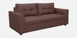 Oxnard Fabric 3 Seater Sofa in Brown Colour