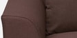 Oxnard Fabric 3 Seater Sofa in Brown Colour
