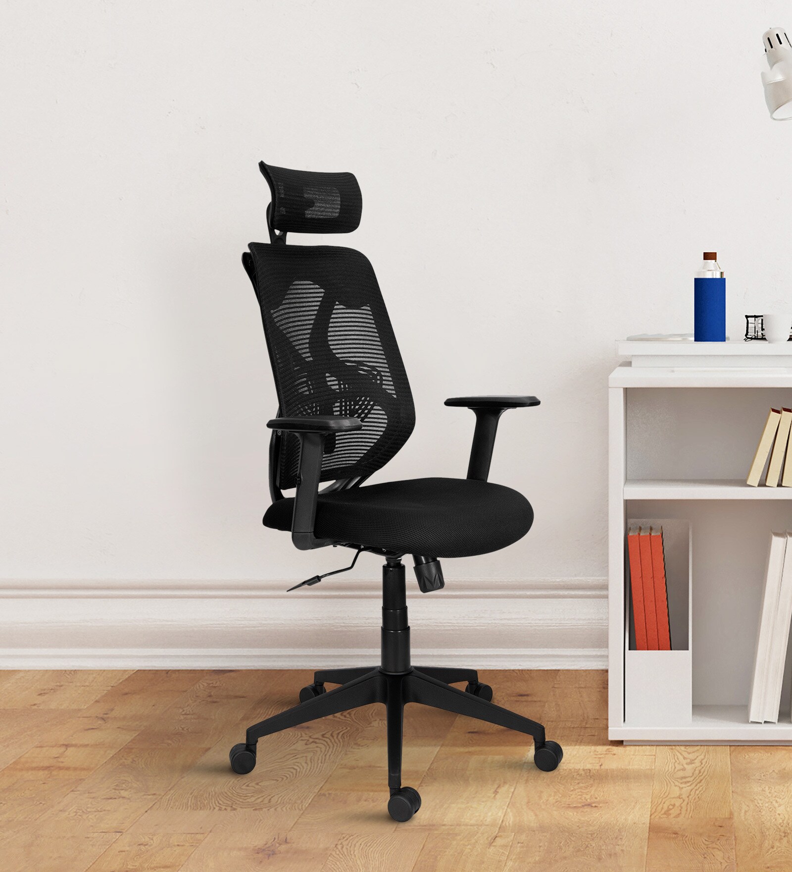 Buy Oxford Classic Breathable Mesh Ergonomic Chair In Black Colour at ...