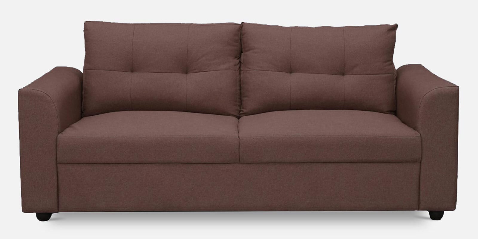 Oxnard Fabric 3 Seater Sofa in Brown Colour