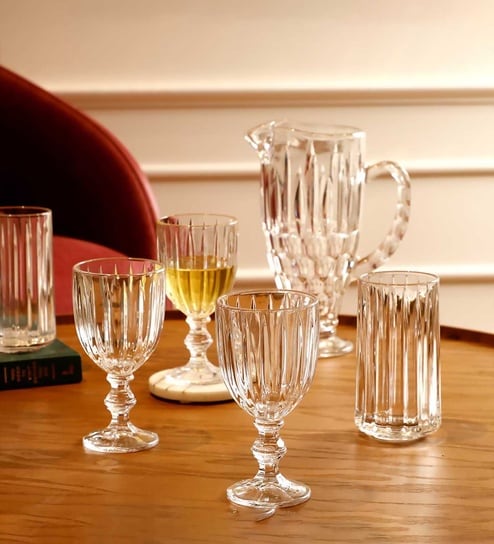 home4u Oxford Red Wine Glasses Set Of 6-picture-35