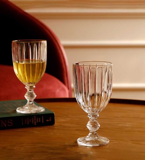 home4u Oxford White Wine Glasses Set Of 6-picture-30