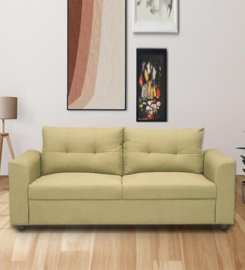 Oxnard 3 Seater Sofa In Beige Colour