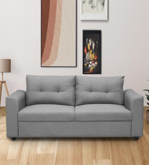 Oxnard 3 Seater Sofa In Grey Colour