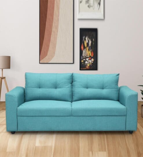 Oxnard 3 Seater Sofa In Sea Green Colour