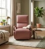 Oxe Leatherette 1 Seater Recliner In Natural Wood Finish