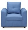 Oxnard 1 Seater Sofa in Blue Colour