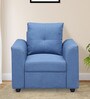 Oxnard 1 Seater Sofa in Blue Colour