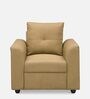 Oxnard 1 Seater Sofa In Camel Yellow Colour