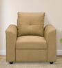 Oxnard 1 Seater Sofa In Camel Yellow Colour