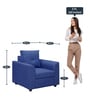 Oxnard 1 Seater Sofa In Royal Blue Colour