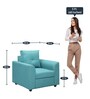 Oxnard 1 Seater Sofa In Sea Green Colour