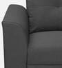 Oxnard Fabric 1 Seater Sofa in Charcoal Grey Colour