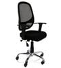 Oxter Medium Back Mesh Office Chair In Black Colour