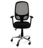 Oxter Medium Back Mesh Office Chair In Black Colour
