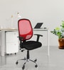 Oxter Medium Back Mesh Office Chair In Red Colour