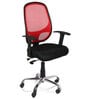 Oxter Medium Back Mesh Office Chair In Red Colour