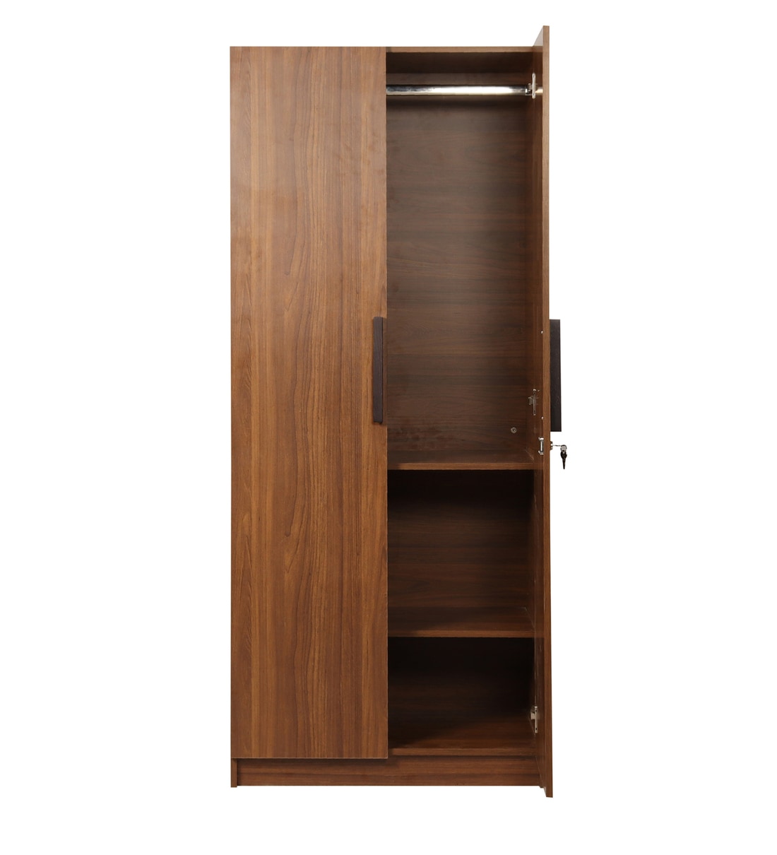 Buy Ozone 2 Door Wardrobe In Teak Finish By Trevi Furniture Online ...