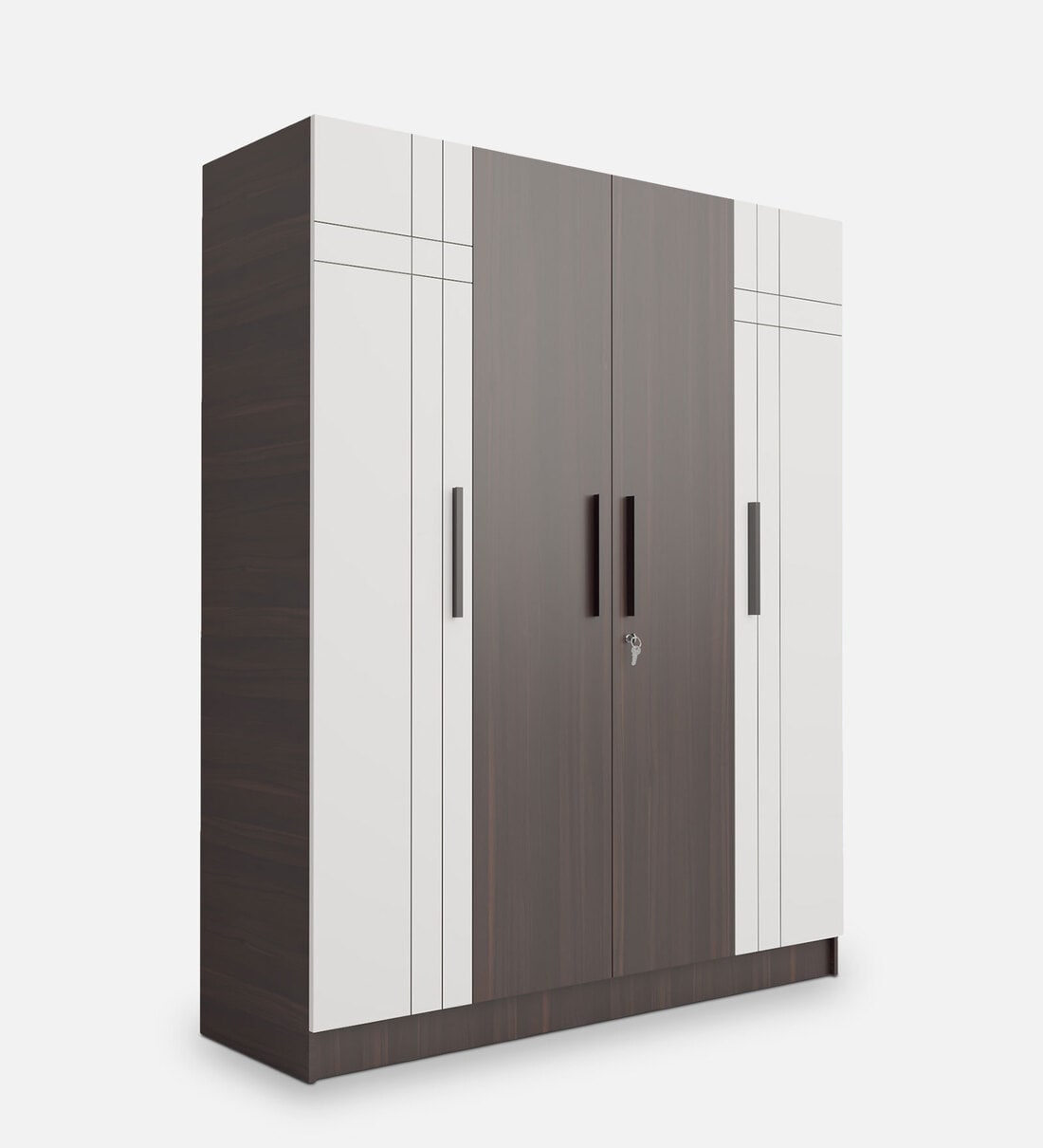 Buy Ozone 4 Door Wardrobe In Maple Finish By Trevi Furniture Online 4