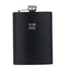 Oz (230ml) Hip Flask for Liquor | Insulated BPA-Free,Leak-Proof Stainless Steel Hip Flask Set | Camping Flask Set for Men with Never-Lose Cap | Alcoholic Beverage Holder (Black Matte)