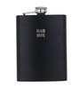 Oz (230ml) Hip Flask for Liquor | Insulated BPA-Free,Leak-Proof Stainless Steel Hip Flask Set | Camping Flask Set for Men with Never-Lose Cap | Alcoholic Beverage Holder (Black Matte)