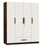 Ozone 4 Door Wardrobe in Baton Oak Finish