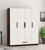 Ozone 4 Door Wardrobe in Baton Oak Finish