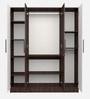 Ozone 4 Door Wardrobe in Maple Finish