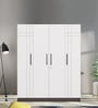 Ozone 4 Door Wardrobe in Milky Maple Finish