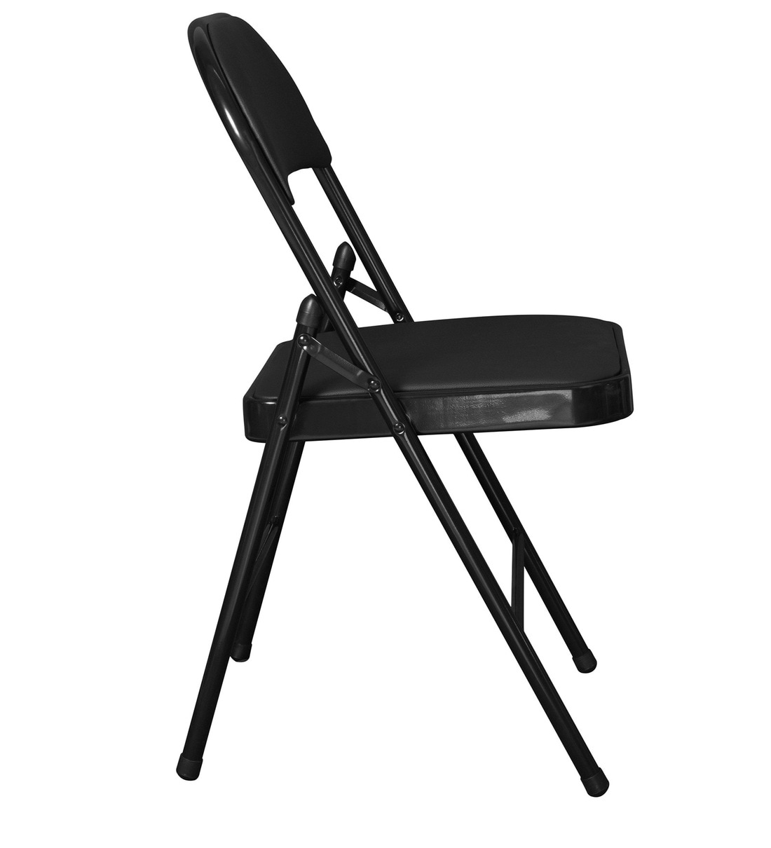 Buy Folding Metal Chair in Black Colour By Story@home Online - Metal ...