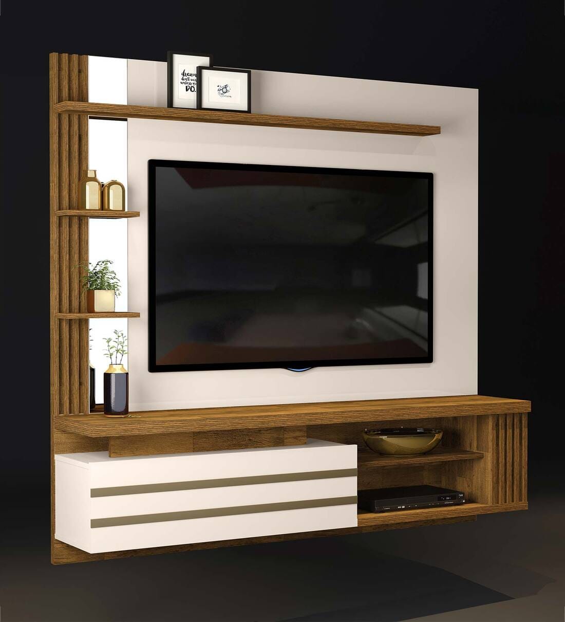 Buy Painel Marin Wall Mounted Entertainment Unit in Off White