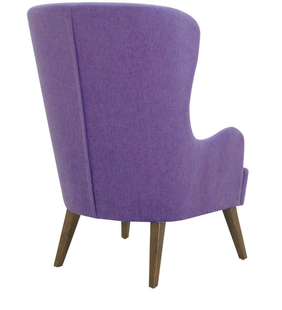 Buy Cecelia Wing Chair in Purple Colour CasaCraft By Pepperfry Online