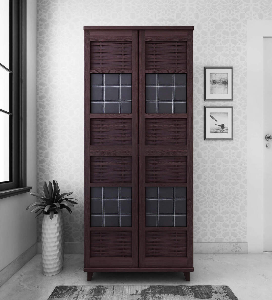 Buy Palmira Shoe Cabinet in Oak Finish at 36 OFF by HomeTown Pepperfry