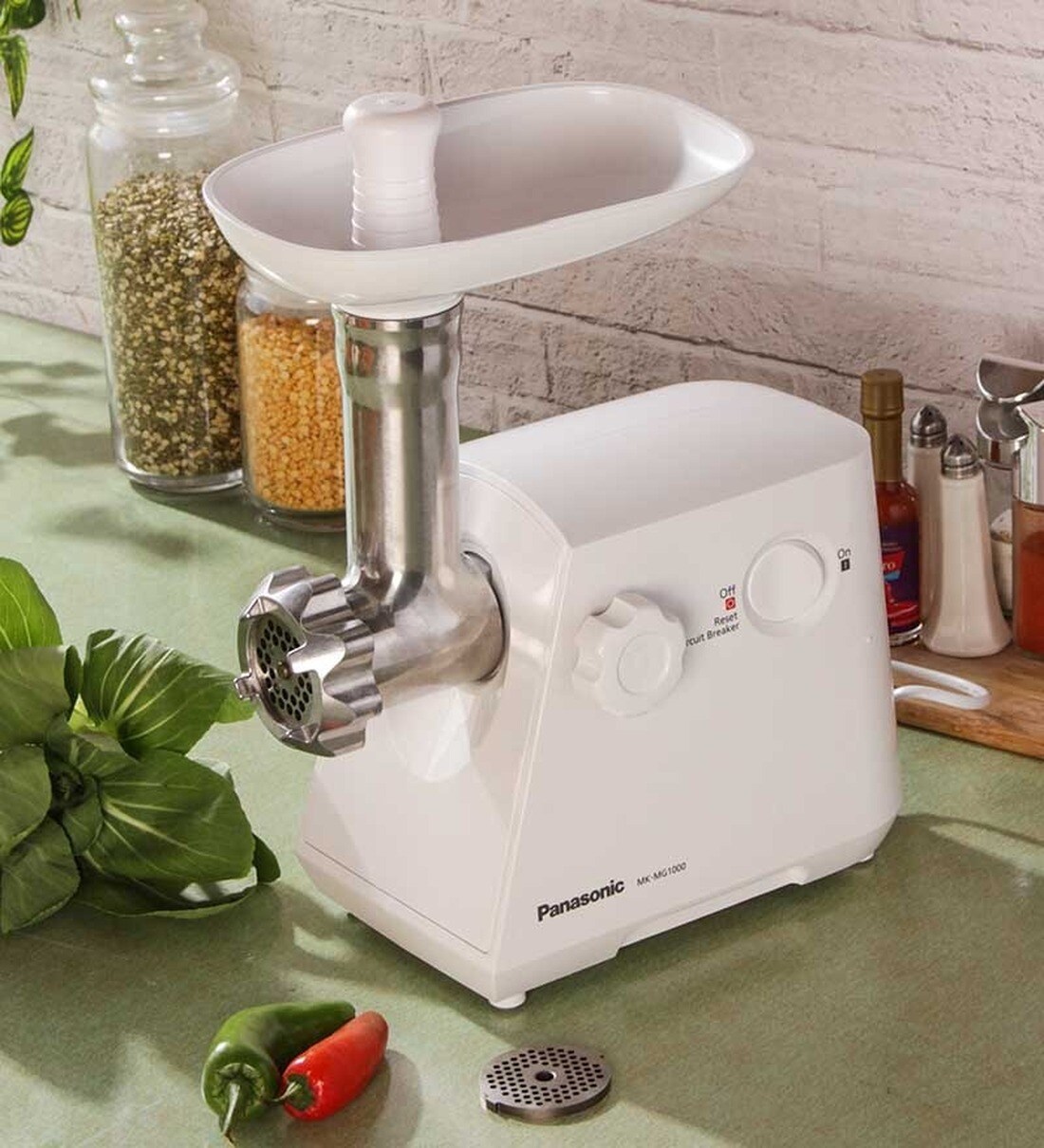 Buy Panasonic MK-MG1000 Meat Grinder Online - Mixer Grinders - Mixer ...