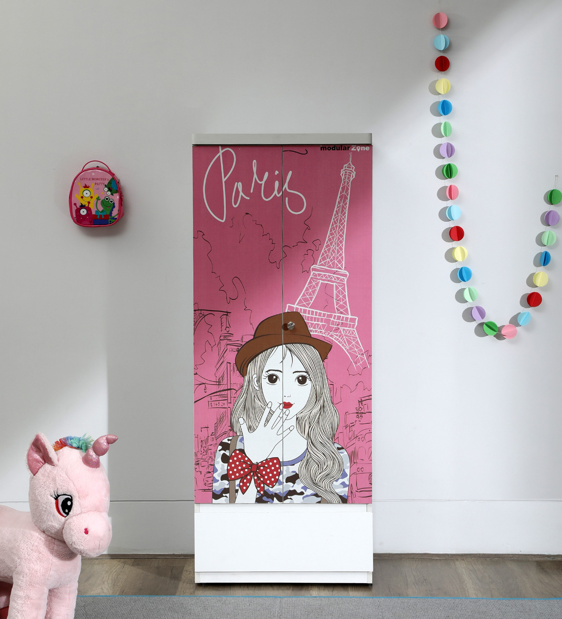 Buy Paris Girls Kids Wardrobe in Cool White Colour at 100% OFF by ...