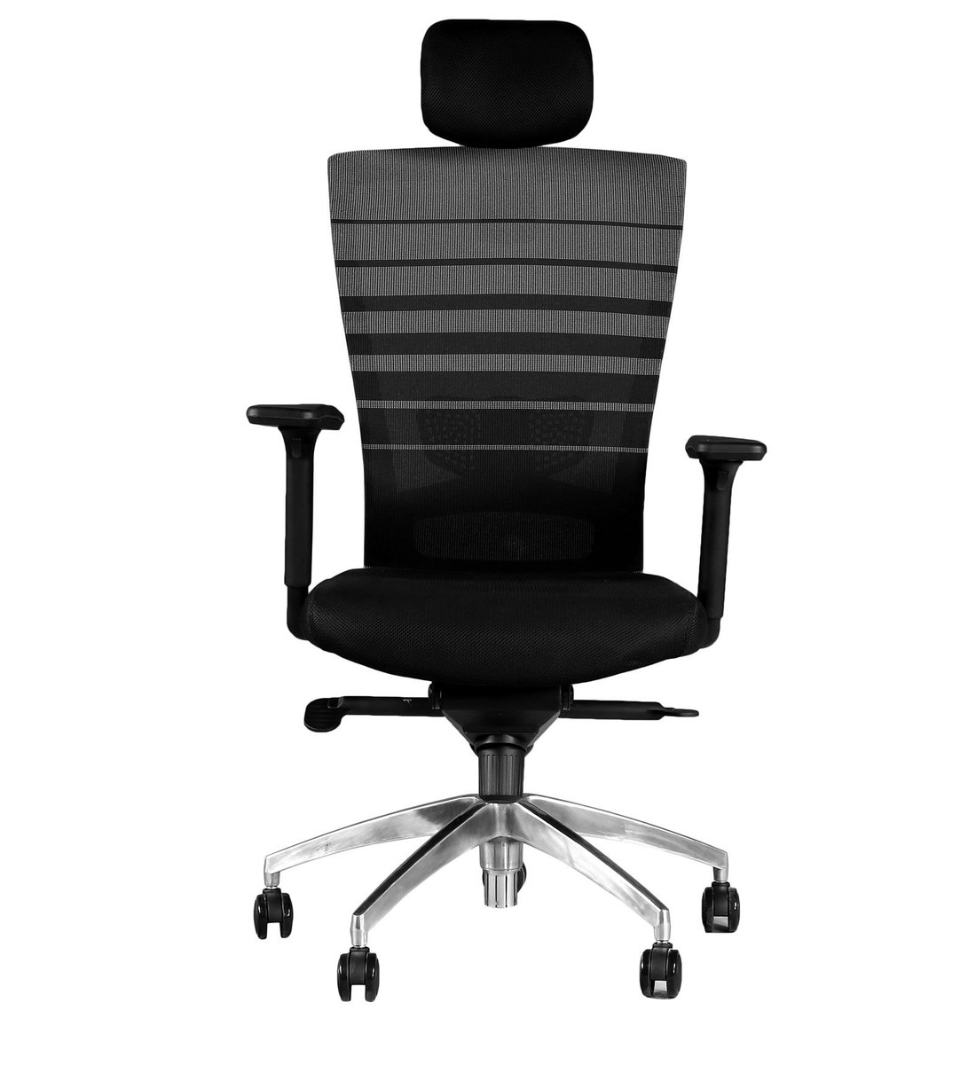 Buy Ergo Ergonomic Chair in Black Colour By HomeTown Online High Back