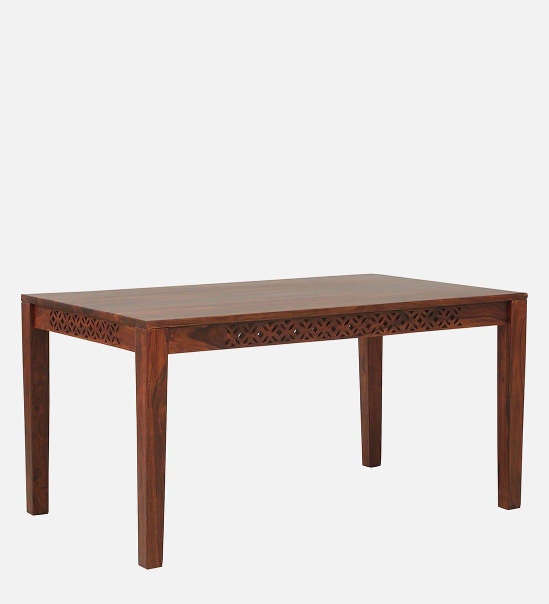 Buy Parnika Sheesham Wood 6 Seater Dining Table In Honey Oak Finish By