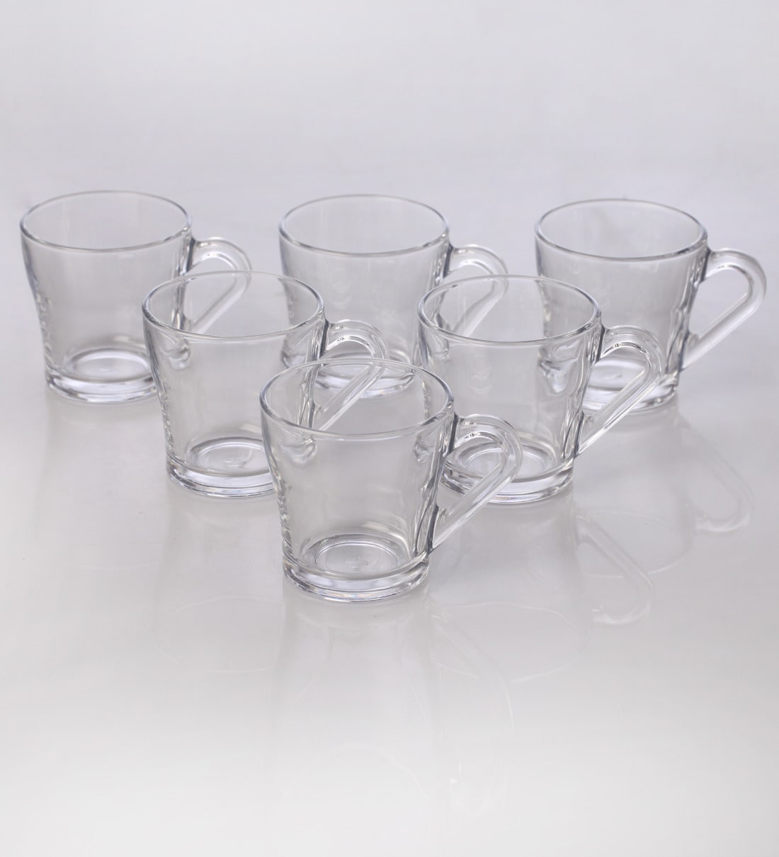 Buy Glass 70 ML Cups and Saucer- Set of 6 by Pasabahce at 25% OFF by ...