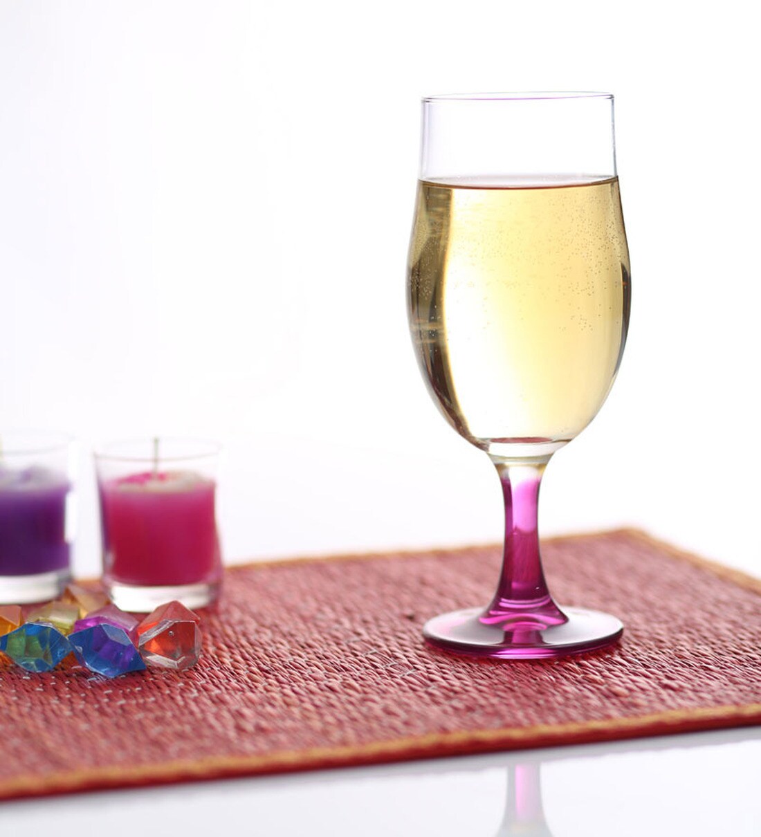 Buy Pasabahce Cocktail Glass With Colourful Stem Set Of 4 Online Other Glasses Other Glasses Test Pepperfry Product