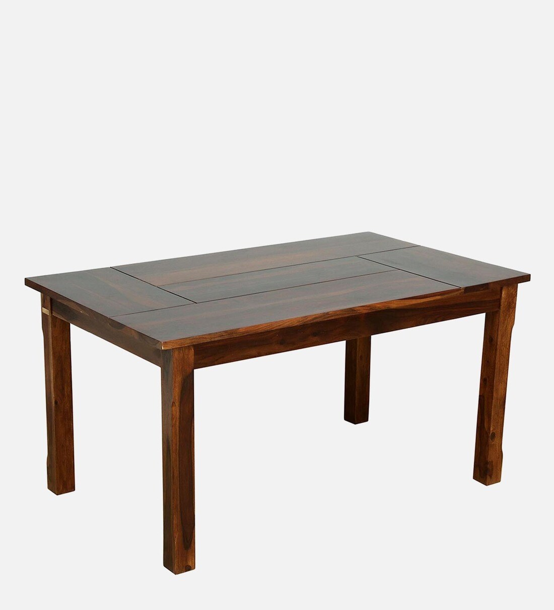 Buy Patron Sheesham Wood 6 Seater Dining Table In Provincial Teak Finish By Woodsworth Online