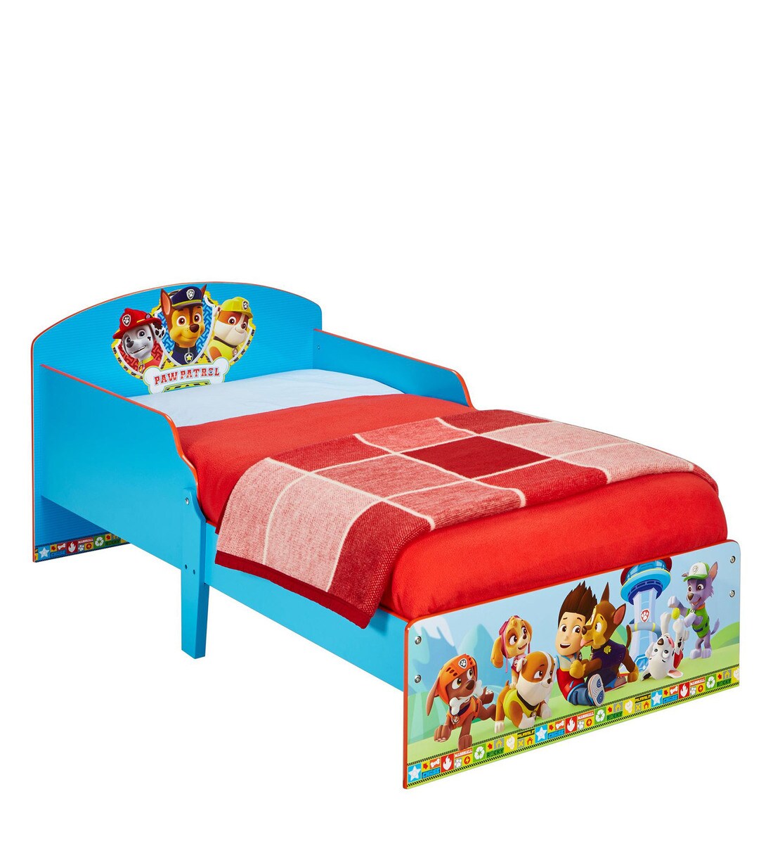 Buy Paw Patrol Toddler Bed by Cot & Candy Online Novelty Beds Kids