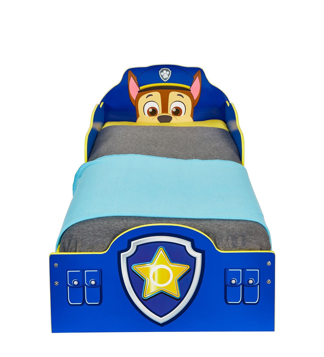 Buy Paw Patrol Chase Toddler Bed with Drawer Storage in Blue Colour by
