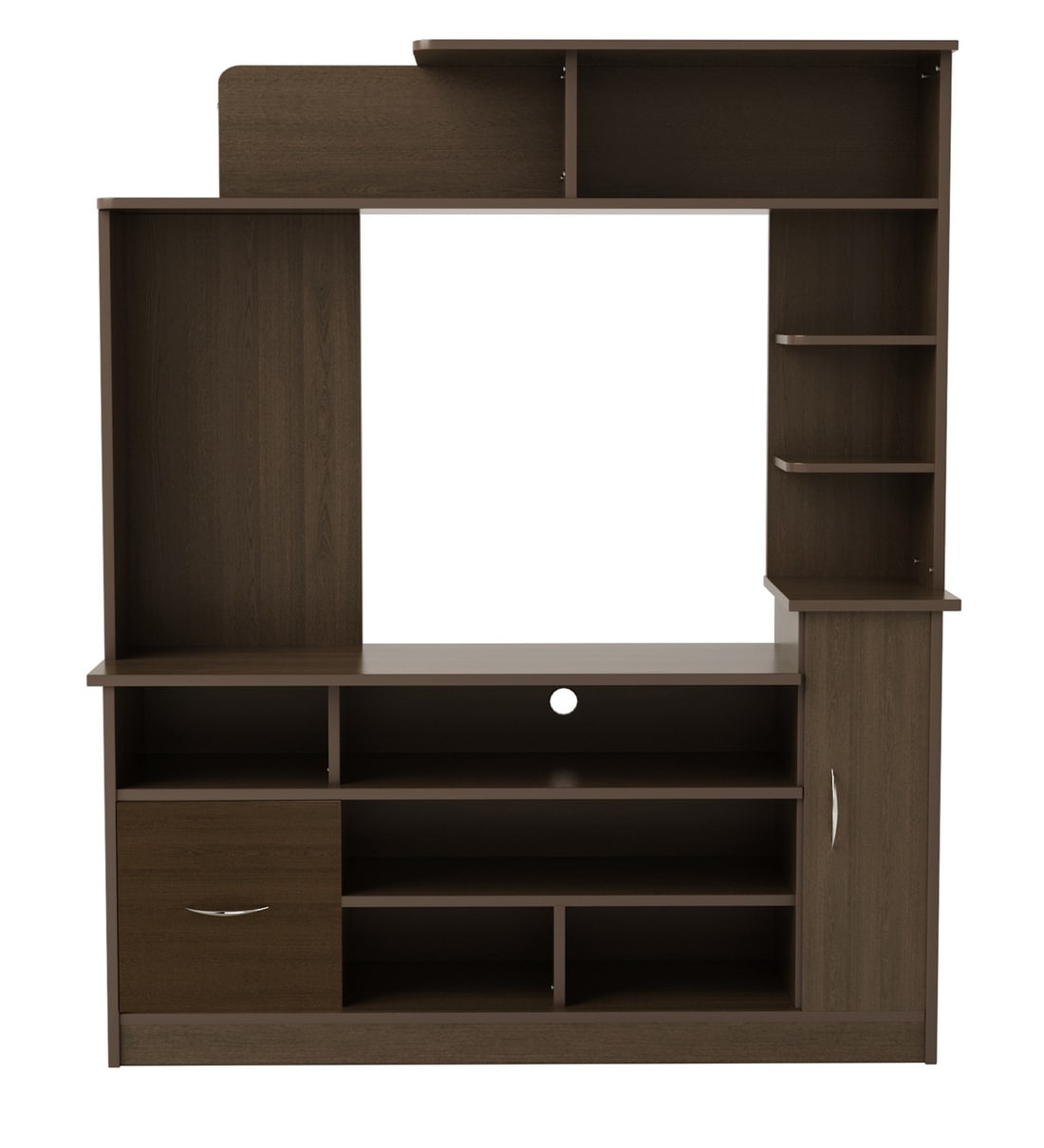 Buy Payton TV Unit in Wenge Finish by HomeTown Online TV Units TV